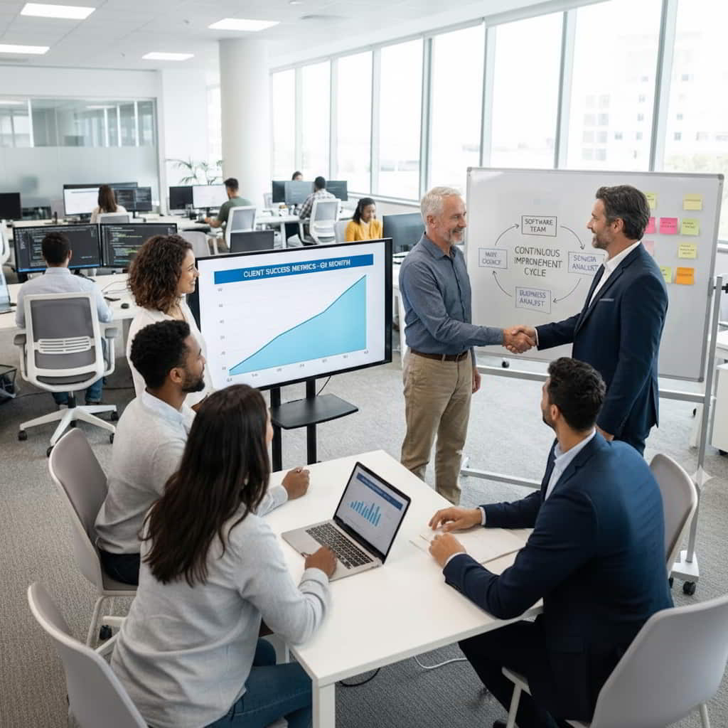 We grow with our clients, not at their expense.